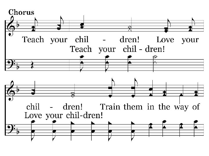 700 - TRAIN YOUR CHILDREN – 1. 3 -C 1 