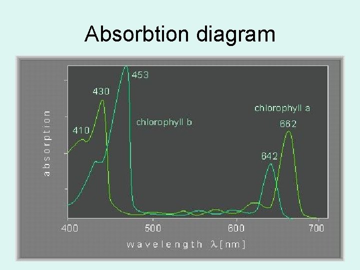 Absorbtion diagram 