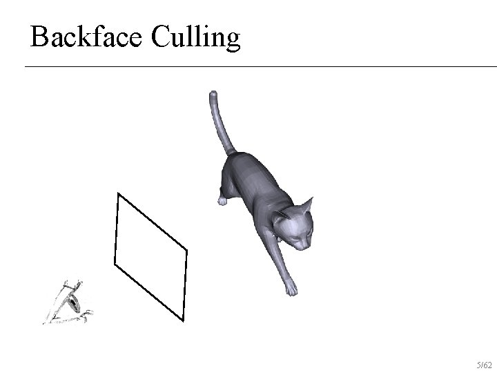 Backface Culling 5/62 