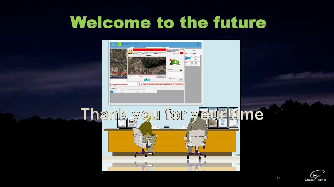 Welcome to the future Thank you for your time 13 