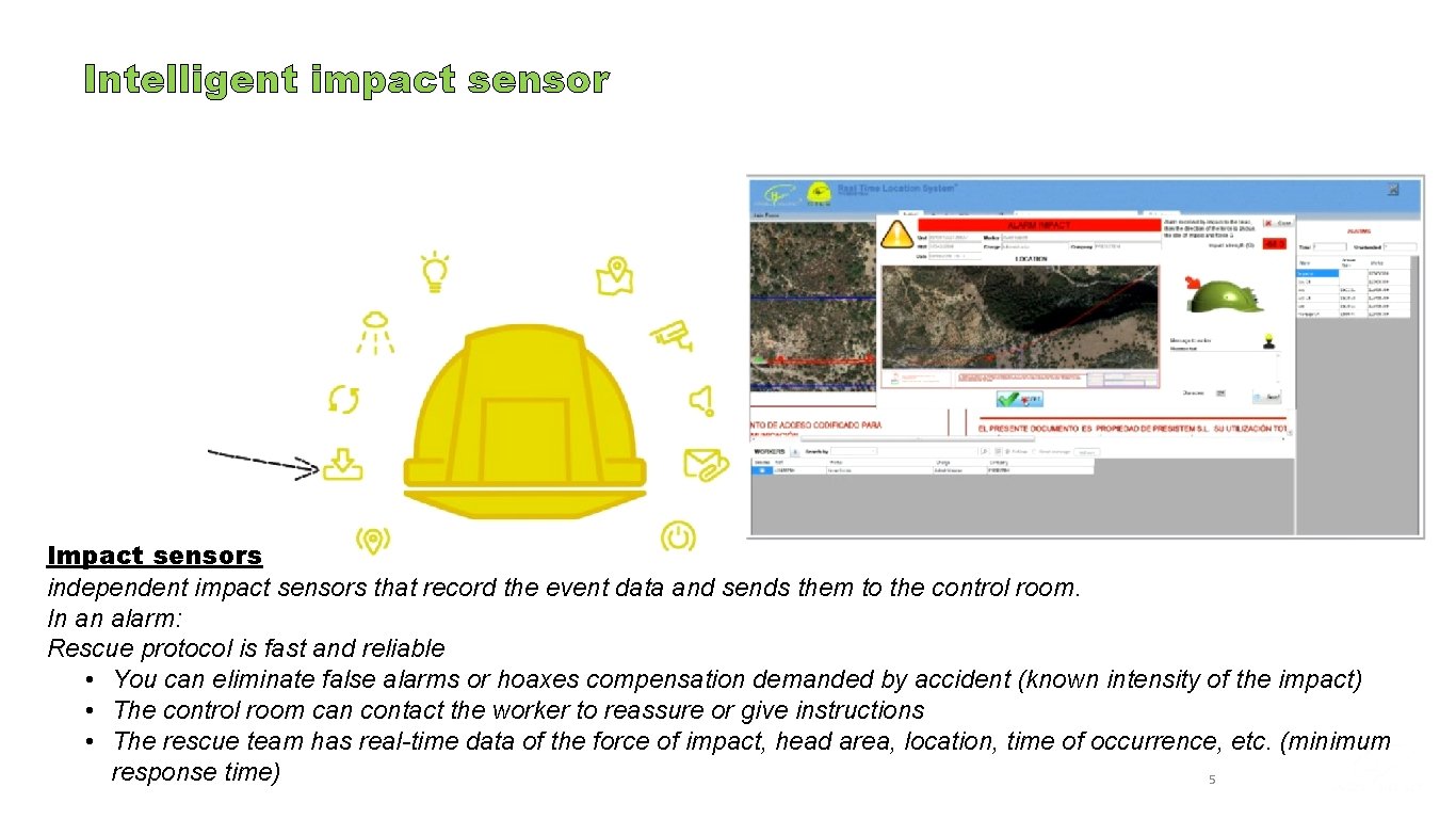 Intelligent impact sensor Impact sensors independent impact sensors that record the event data and