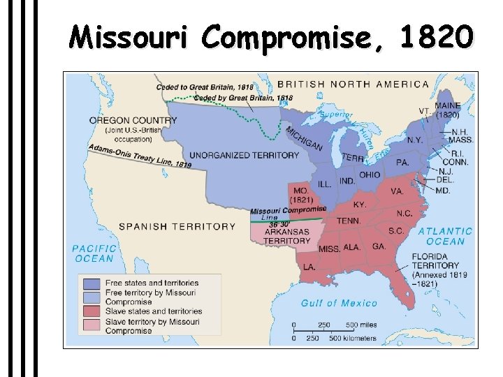 Missouri Compromise, 1820 