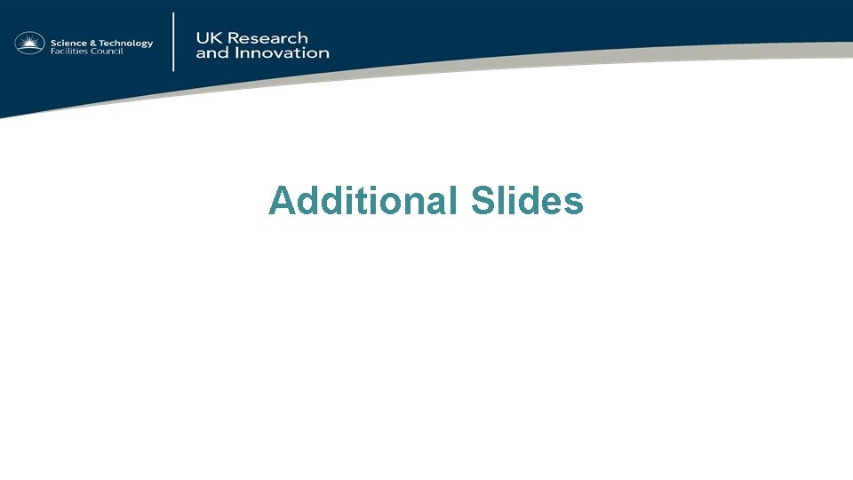 Additional Slides 