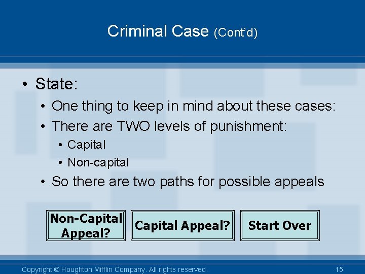 Criminal Case (Cont’d) • State: • One thing to keep in mind about these