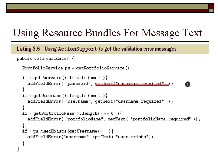 Using Resource Bundles For Message Text 