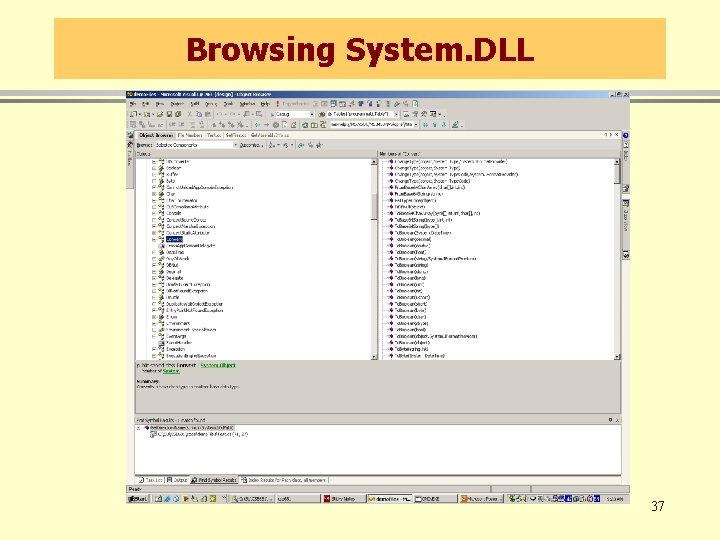 Browsing System. DLL 37 