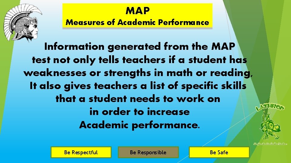 MAP Measures of Academic Performance Information generated from the MAP test not only tells