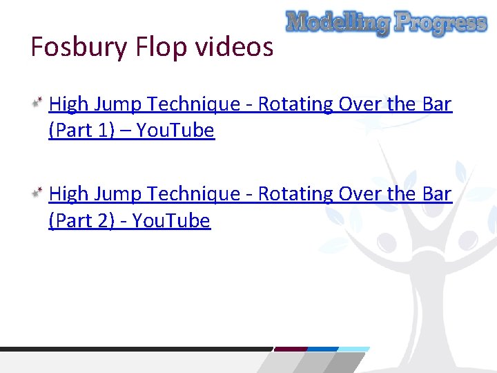 Fosbury Flop videos High Jump Technique - Rotating Over the Bar (Part 1) –