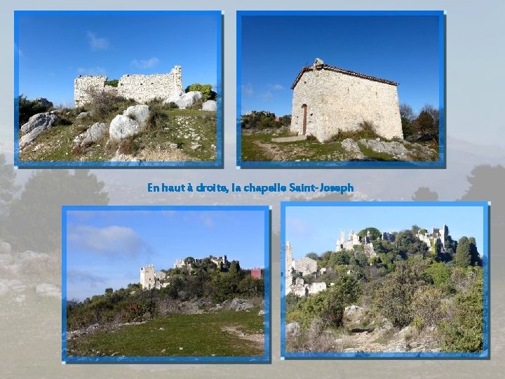 En haut à droite, la chapelle Saint-Joseph 