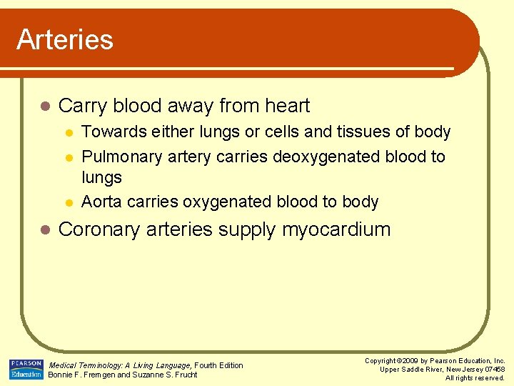Arteries l Carry blood away from heart l l Towards either lungs or cells
