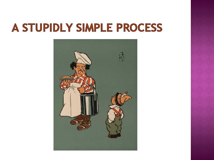 A STUPIDLY SIMPLE PROCESS 