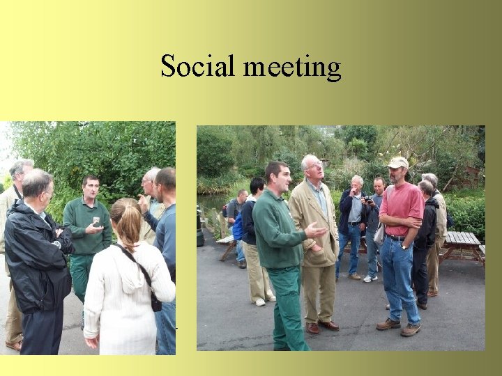 Social meeting • Bristol Zoo Saturday 24 th September • guided tour • enjoyable