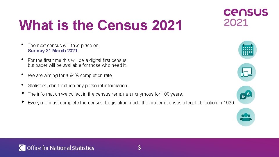 What is the Census 2021 • • • The next census will take place