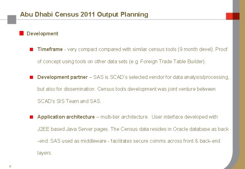 Abu Dhabi Census 2011 Output Planning Development Timeframe - very compact compared with similar