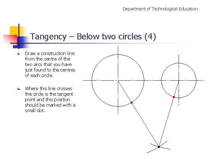 Department of Technological Education Graphic Communication Tangency ...