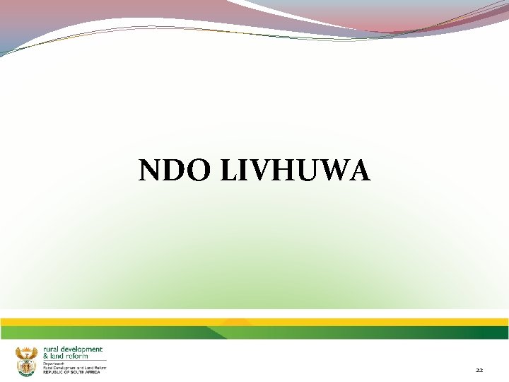 NDO LIVHUWA 22 