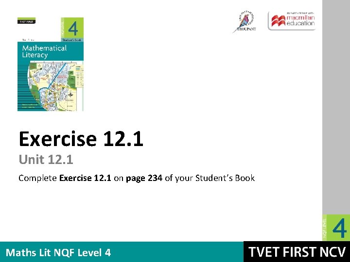 Exercise 12. 1 Unit 12. 1 Complete Exercise 12. 1 on page 234 of Exercise 12. 1 Unit 12. 1 Complete Exercise 12. 1 on page 234 of