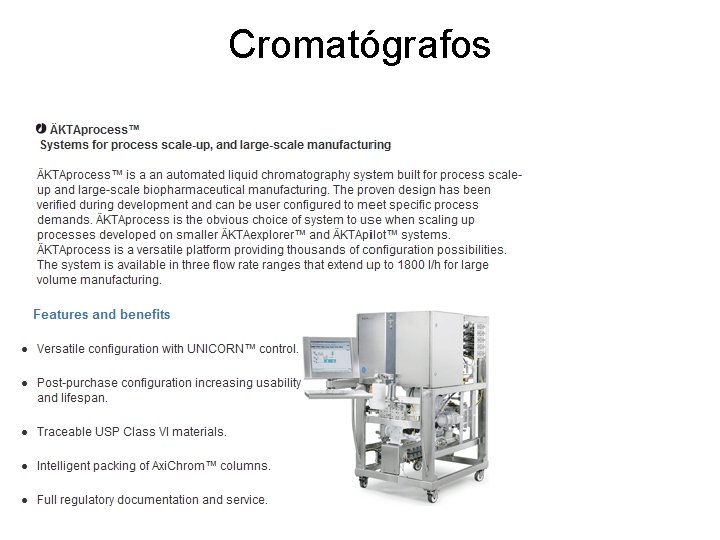 Cromatógrafos 