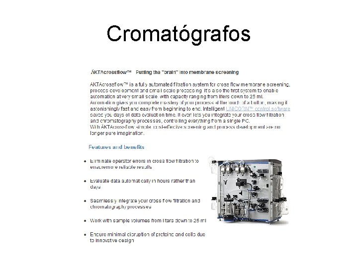 Cromatógrafos 