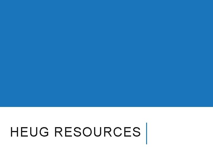 HEUG RESOURCES 