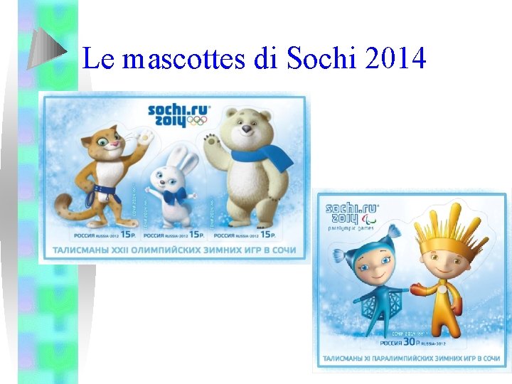 Le mascottes di Sochi 2014 