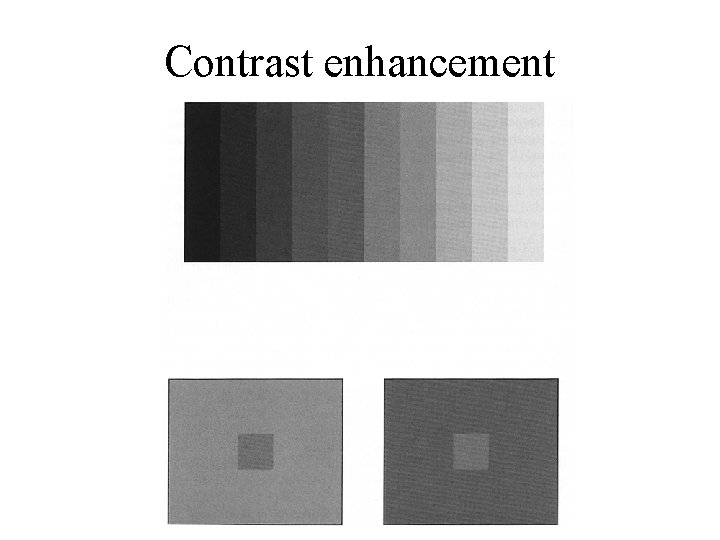 Contrast enhancement 