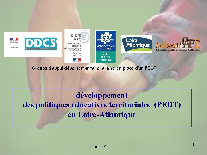 Groupe d’appui départemental à la mise en place d’un PEDT développement des politiques éducatives