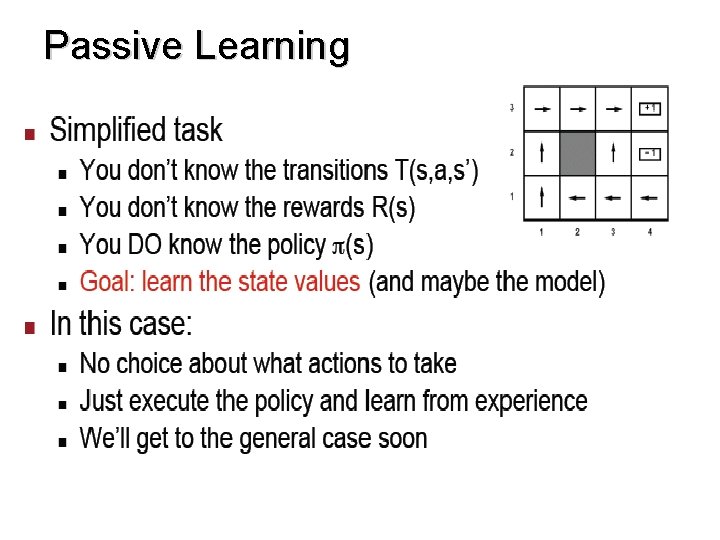 Passive Learning 