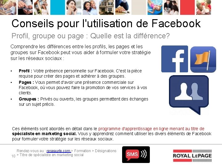 Conseils pour l'utilisation de Facebook Profil, groupe ou page : Quelle est la différence?