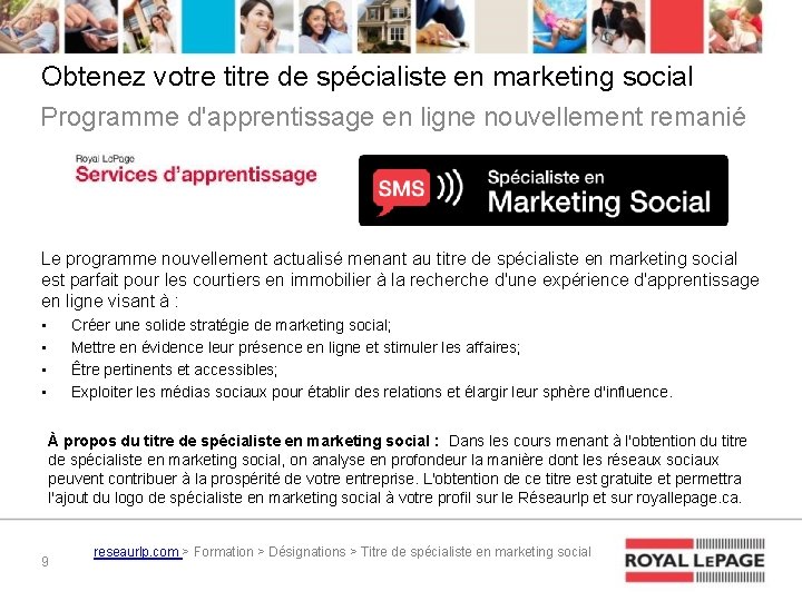 Obtenez votre titre de spécialiste en marketing social Programme d'apprentissage en ligne nouvellement remanié