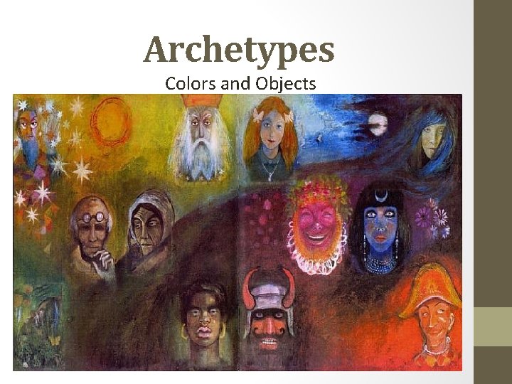 Archetypes Colors and Objects 