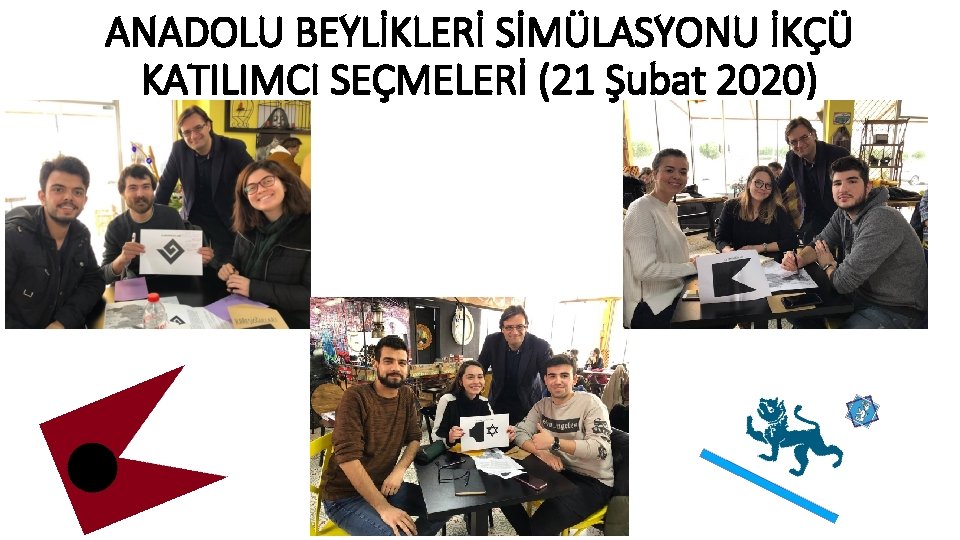 ANADOLU BEYLİKLERİ SİMÜLASYONU İKÇÜ KATILIMCI SEÇMELERİ (21 Şubat 2020) 