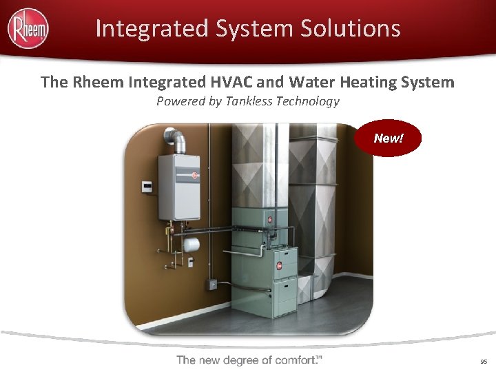 Integrated System Solutions The Rheem Integrated HVAC and Water Heating System Powered by Tankless