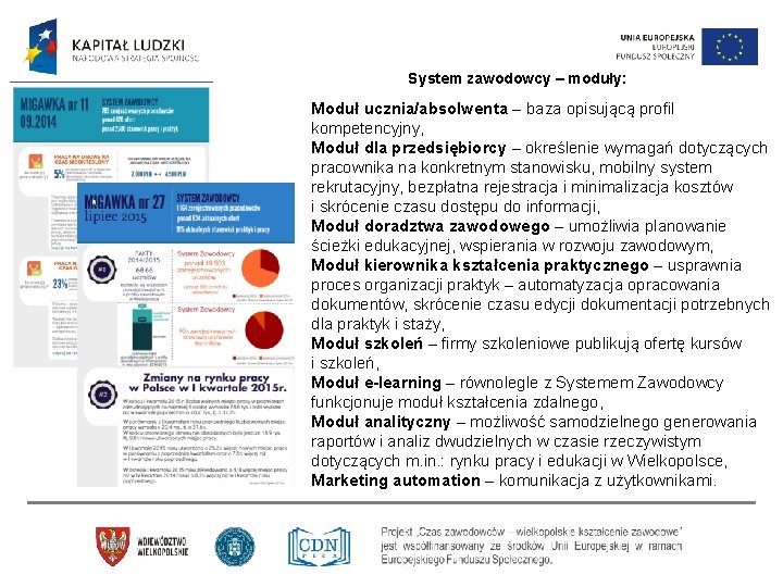 System zawodowcy – moduły: Moduł ucznia/absolwenta – baza opisującą profil kompetencyjny, Moduł dla przedsiębiorcy System zawodowcy – moduły: Moduł ucznia/absolwenta – baza opisującą profil kompetencyjny, Moduł dla przedsiębiorcy