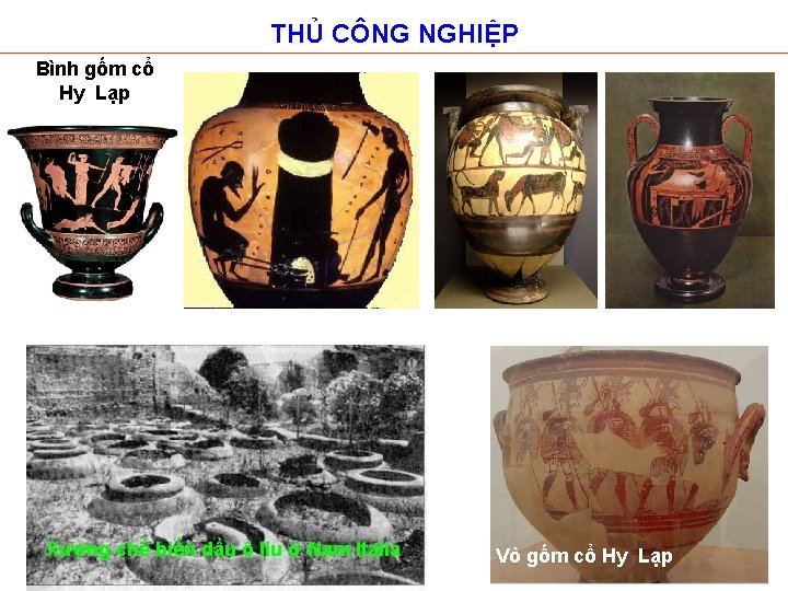 THỦ CÔNG NGHIỆP Bình gốm cổ Hy Lạp Xưởng chế biến dầu ô liu