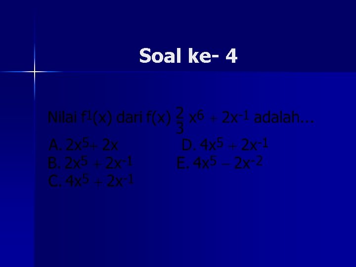 Soal ke- 4 