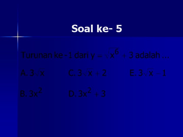 Soal ke- 5 