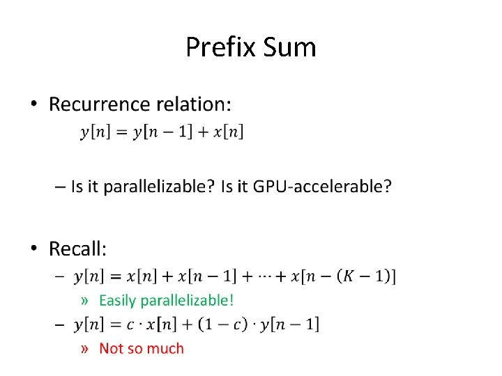 Prefix Sum • 