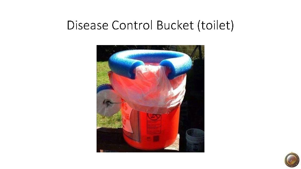 Disease Control Bucket (toilet) 
