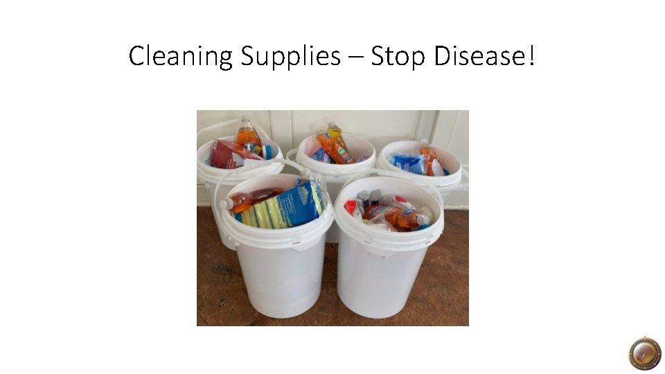 Cleaning Supplies – Stop Disease! 
