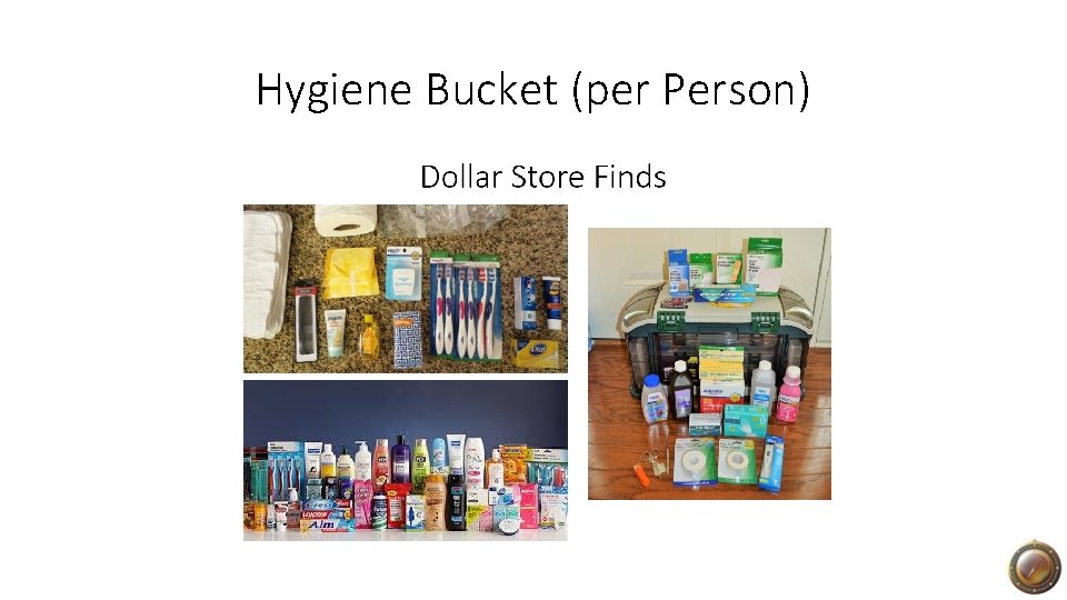 Hygiene Bucket (per Person) 