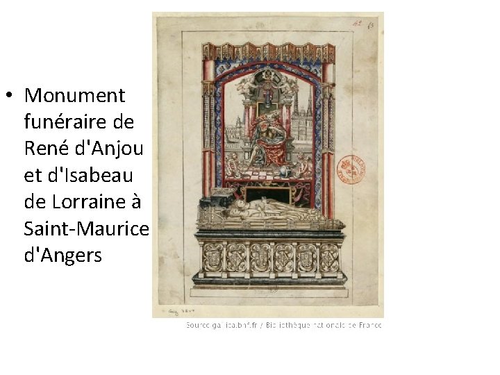  • Monument funéraire de René d'Anjou et d'Isabeau de Lorraine à Saint-Maurice d'Angers