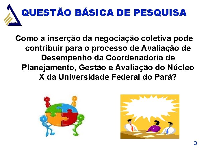 QUESTÃO BÁSICA DE PESQUISA Como a inserção da negociação coletiva pode contribuir para o