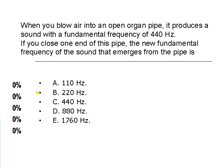 When you blow air into an open organ pipe, it produces a sound with