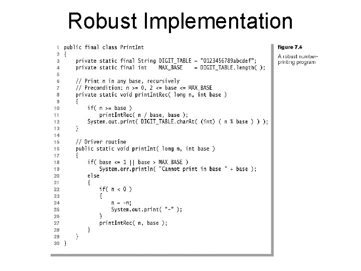 Robust Implementation 