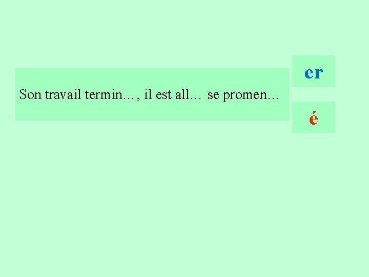 8 er Son travail termin…, il est all… se promen… é 