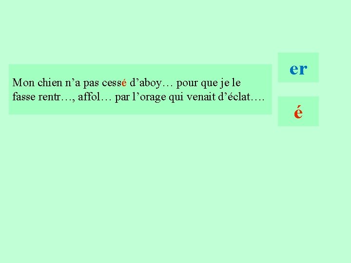 10 Mon chien n’a pas cessé d’aboy… pour que je le fasse rentr…, affol…