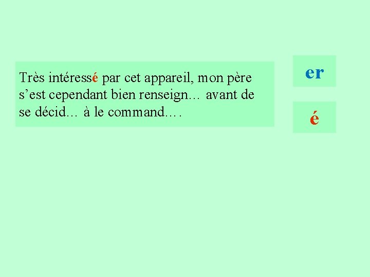 12 Très intéressé par cet appareil, mon père s’est cependant bien renseign… avant de