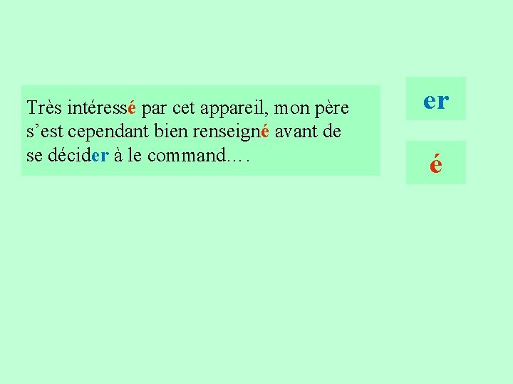 12 Très intéressé par cet appareil, mon père s’est cependant bien renseigné avant de 12 Très intéressé par cet appareil, mon père s’est cependant bien renseigné avant de