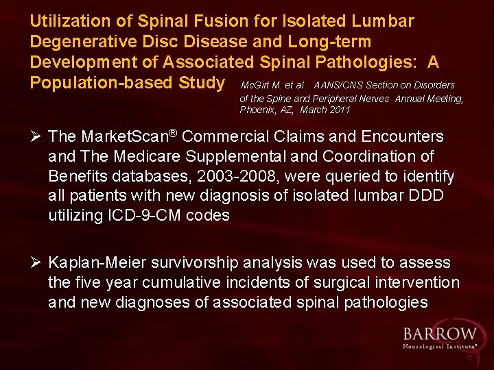 Utilization of Spinal Fusion for Isolated Lumbar Degenerative Disc Disease and Long-term Development of